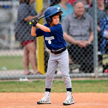 Youth Baseball & Softball Batting Gloves for Kids with Super Grip Fit - color: Spider Black, size: Youth XS/S(5.5in-6in)