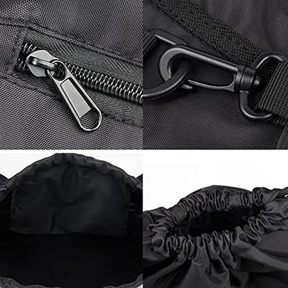 KAEGREEL Drawstring Soccer Bag Basketball Backpack for Kids Teens, Foldable Sports Bags Detachable Ball Mesh Bag for Gym Yoga Football Baseball - color: Grey