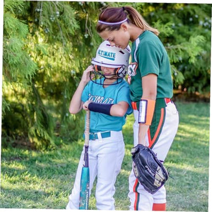 GALPADA 2 Pcs Football Play Wristband Card Holder, Soft Touch Multi-use Sports Wrist Wraps for Quarterback and Softball, Blue Adjustable Tactical Arm Bands for Outdoor Training