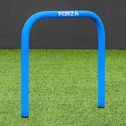 FORZA Pro Soccer Passing Arcs | Set of 4 Elite-Level Soccer Targets to Enhance Passing Techniques & Accuracy - Optional Carry Bag & Bases - color: Sky Blue, size: Without Bases