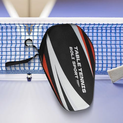 Double Padded Table Tennis Racket Bag Paddle Case, Table Tennis Case Racket Cover Helps Protect The Table Tennis Rubber And Racket, Table Tennis Organizer - color: PB005-A model