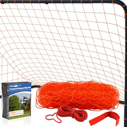 Park & Sun Bungee Slip-Net Replacement Goal Netting, Indoor/Outdoor, All-Weather (Lacrosse and Soccer/Multi-Sport)
