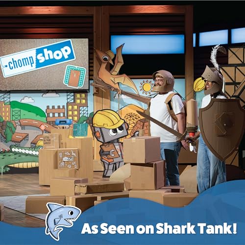 Chompshop ChompSaw | Kid-Friendly Power Tool That Lets Kids Cut Cardboard on Their Own | Award-Winning STEAM Toy | No Sharp Blades, Screen-Free Creative Play | 100-120V AC, Ready to Use | Ages 5+