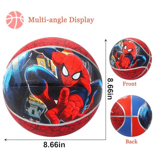 DECLIR Kids Basketball Size 5 Youth Basketball 27.5" for Indoor Outdoor Play Games,Training Basketball for Beginner(Boys&Girls)