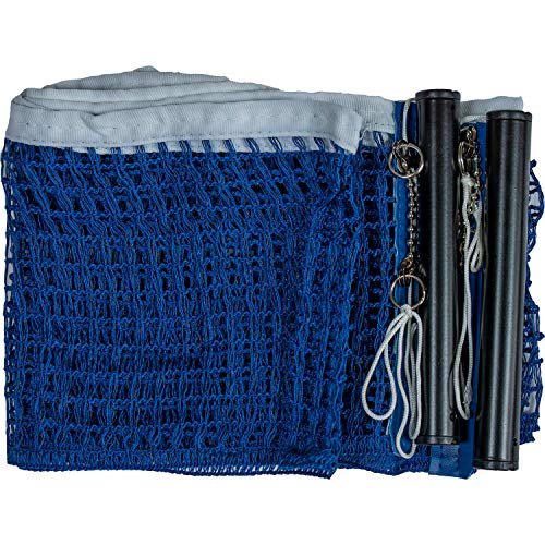 Butterfly AJ Table Tennis Net Set – The AJ Net Set Fits Table Tennis Tables up to 1.75 inches Thick – Length of the Net Set is 72 inches – Adjustable Height and Tension