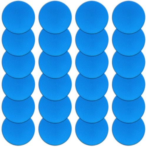 Poly Spot Markers 4inch/9 inch Non-Slip Rubber Agility Markers Flat Field Cones Floor Dots for Football, Soccer, Basketball Training Markers, School Activities, Exercise Drills, Social Distancing