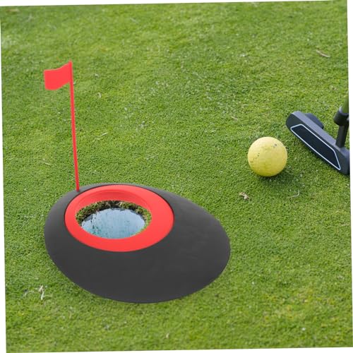 INOOMP Golf Practice Tool TPU Putting Cup Indoor Golfing Aid for Golfer Compact Swing Training Aid for Men's Golfing Cup Hole