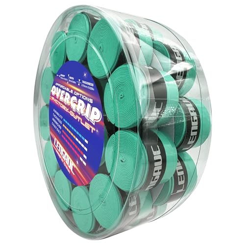 Tacky Overgrips,Tennis/Badminton/Pickleball/Paddle 30/60 Pack, Tacky Anti-Slip and Absorbent Grip, Colorful,Comfort Grip Tape,Absorb Sweatbands Anti Slip - color: 30 Pack 0.029 inch Jewelry Blue Colours