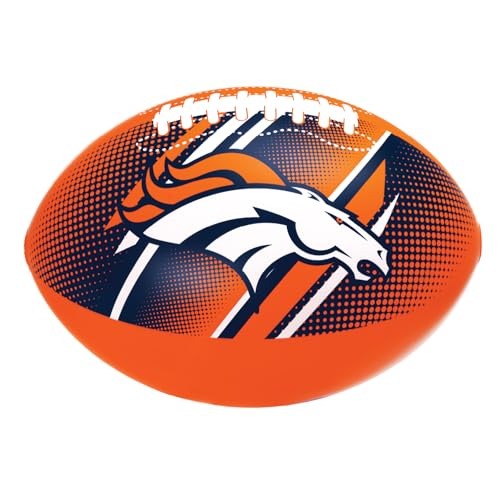BigMouth 18” Inflatable Pool Football Officially Licensed NFL Fan Gear Merchandise Beach Ball Games for Adults and Teens - style: Denver Broncos