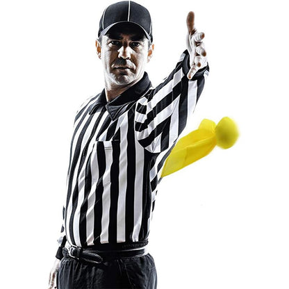 Yellow Penalty Flag Football Flags Sports Tossing Flags Set for Party Football Belts Teams Sports Set, Referee Flags, Yellow Accessories, Pop Flag