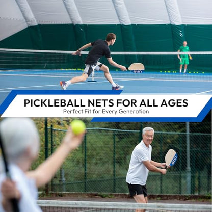 A11N SPORTS Portable Pickleball Net - 22ft Regulation Size Net with Carrying Bag