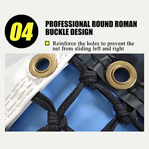 Tennis Net 42FT Professional Heavy Duty Nylon Net, Compatible with All Standard Tennis Posts, Included Indoor Outdoor Court - style: single-layer tennis net