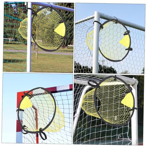Totority 2PCS Soccer Goal Target Nets Football Practice Equipment for Youth Sturdy Accuracy Training Nets for Backyard Kicking and Shooting Drills