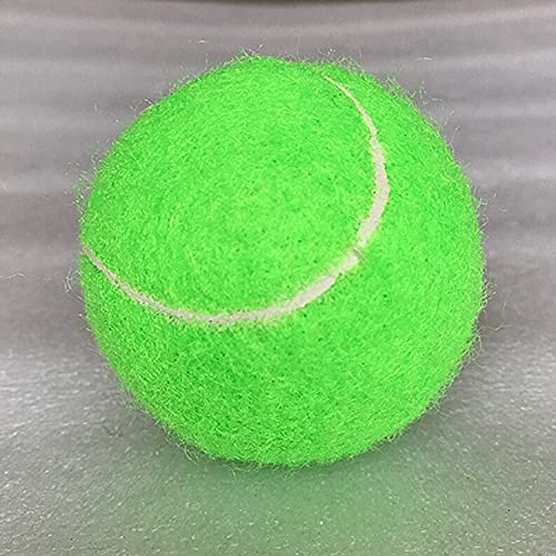 URBEST Tennis Ball 12 Packs Training Tennis Balls Practice Balls for Novice Player, Pet Dog Playing Balls with Mesh Carry Bag - color: Light Green