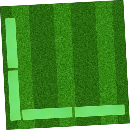 Toyvian 6Pcs Court Lines Marker Kit Flexible Throw Down Markers for Tennis Basketball and More Weatherproof Outdoor Sports Field Setup