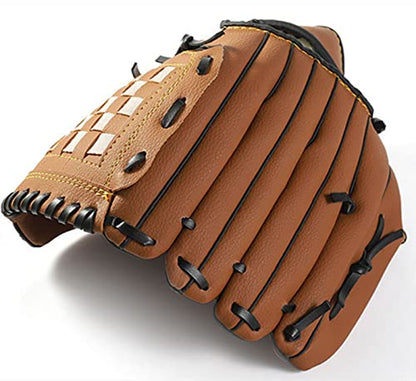Baseball Glove Softball Gloves Softball Practice Equipment for Adult and Youth, Right Hand Throw
