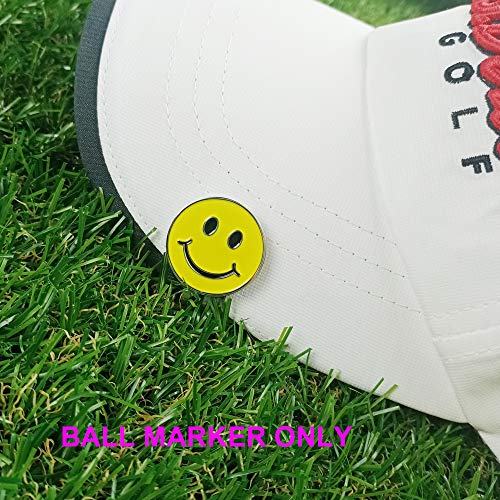 Golf Ball Markers with Hat Clips Value Sets for Men Women Golfer, Removable Attaches Easily to Golf Cap Premium Gifts - color: mixed 4 golf ball markers