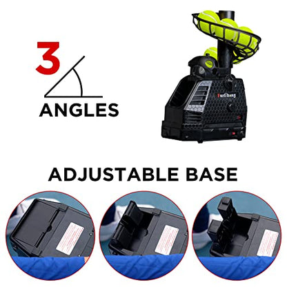Furlihong 680NT 2 in 1 Tennis Ball & Baseball Training Machine and Net Combo, Ball Recycling System, Includes 680BH and NT01