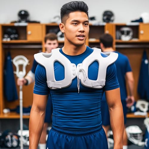 Cannon Sports Shoulder Injury Pad - Under Shoulder Pad Protection for Football Hockey Lacrosse - Injury Prevention & Support - Spider Football Pads - Youth Large & Adult Size Shoulder Pads