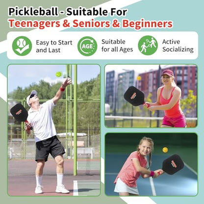 Waterproof Lightweight Pickleball Paddles Set of 2,Beach Pool Toys Fun Play Sport Game,Gift for Teenagers Kids Adults Beginner,Indoor Outdoor Activities - size: Large