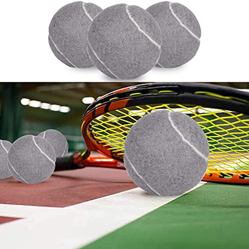 URBEST Tennis Ball 12 Packs Training Tennis Balls Practice Balls for Novice Player, Pet Dog Playing Balls with Mesh Carry Bag