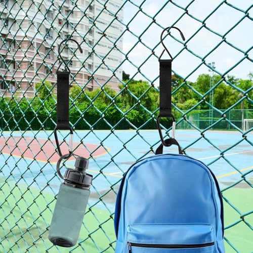 XIHIRCD Fence Hooks, Fence Clips for Backpacks Bottles Nylon Aluminum Buckle Hanging Clips Multifunctional Buckles