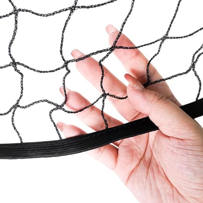 Aoneky 32FT Volleyball Net Only, Outdoor Portable Replacement Net for Backyard Beach Pool Garden, 32ft x 3ft Standard Size Nylon Net with 4 Ties, No Top Cable Design for Easy Setup (Poles Not Included
