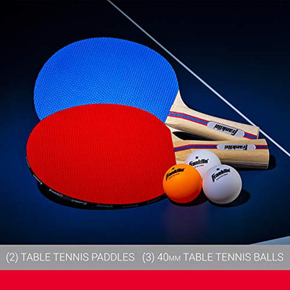 Franklin Sports Ping Pong Paddle Set with Balls - 2 Player & 4 Player Table Tennis Paddle Kit - Full Ping Pong Starter Kit - style: 2 Player Set