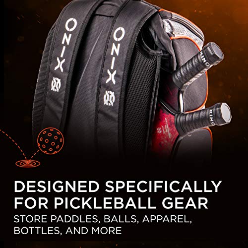 Onix Pickleball Durable Backpack is Designed to Carry Paddles, Balls, Apparel, and Water Bottles - color: Durable Backpack, size: Backpack