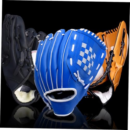 PU Baseball Glove Lightweight Infield Pitcher Training Mitt for Youth Softball Practice Protective Sports Gear