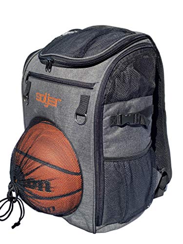 Low Profile Basketball Soccer Gym Back Pack with Wet Net
