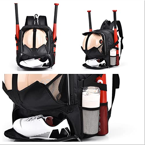 HAMISH Soccer Bag Soccer Backpack Bags for Basketball Volleyball Baseball Football with Ball Compartment and Separate Cleat