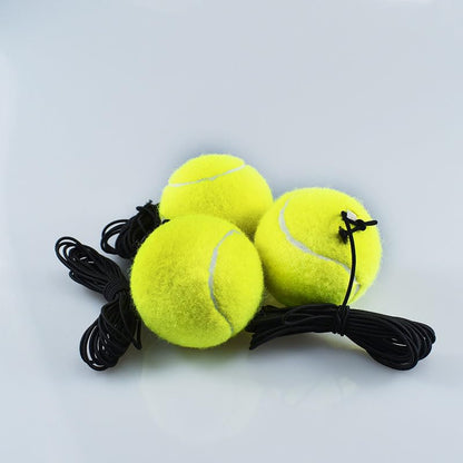 Tennis Trainer Rebound Ball with 3 String Balls, Portable Solo Training Equipment for Beginners, Self Practice Sport Exercise Tool (Blue)