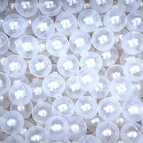 MoonxHome Ball Pit Balls for Toddlers, BPA Free Crush Proof Plastic Toy Balls for Ball Pit, Children's Pool Water Toys, Macaron Ocean Balls for Play Tent 2.15 Inch Pack of 100 200 500 800 1000 - color: A-transparent