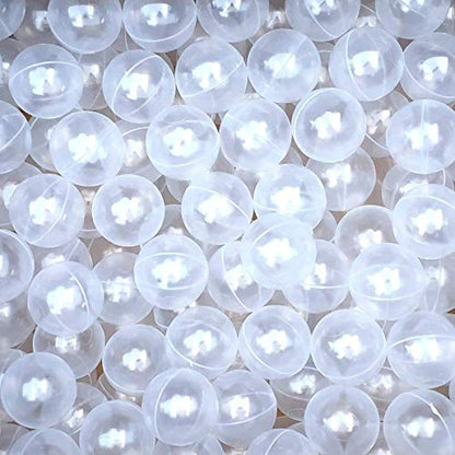 MoonxHome Ball Pit Balls for Toddlers, BPA Free Crush Proof Plastic Toy Balls for Ball Pit, Children's Pool Water Toys, Macaron Ocean Balls for Play Tent 2.15 Inch Pack of 100 200 500 800 1000 - color: A-transparent
