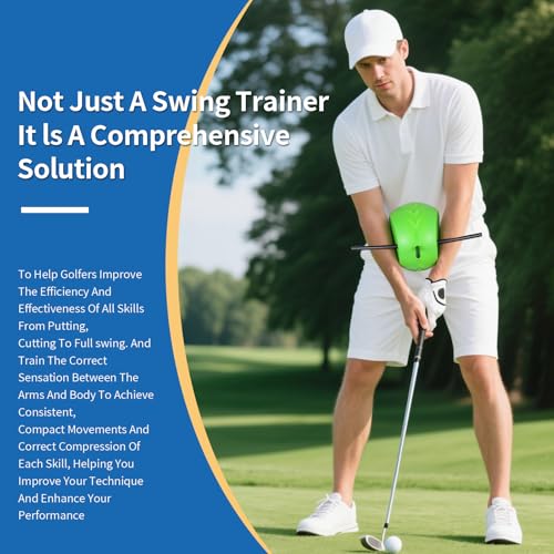 The Connector Swing Golf Training Aids,Golf Swing Trainers for Posture Correction Practice,Paired with Golf Arm Band Training Aids,Effectively Adjust the Coordination Between Arms and Body