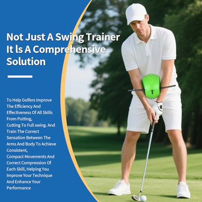 The Connector Swing Golf Training Aids,Golf Swing Trainers for Posture Correction Practice,Paired with Golf Arm Band Training Aids,Effectively Adjust the Coordination Between Arms and Body