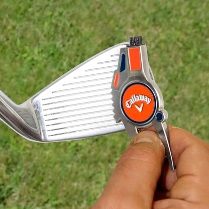 Callaway 4-in-1 Golf Divot Repair Tool - color: Orange/Navy