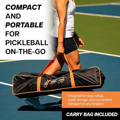 PickleballCentral Rally Pickleball Net, Portable Net System, Indoor/Outdoor, Pickleball Training Aids, Regulation Size, Alloy Steel Frame, Net and Carry Bag