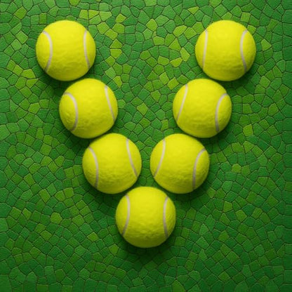 VIV Advanced Tennis Balls Bulk, 30/50/100+ Pack Practice Balls Pressure Bouncing 53in High Durable, Official Size Pet Dog Playing Ball, Good for Tennis Training Machine & Kids Play on All Courts
