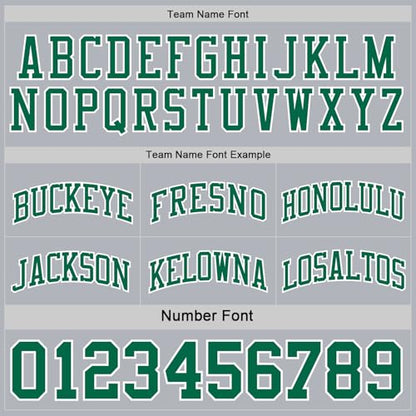Custom Reversible Basketball Jerseys Men Youth, Personalized Sports Shirts Team Uniforms Printed Name Logo Number - color: Green and Grey