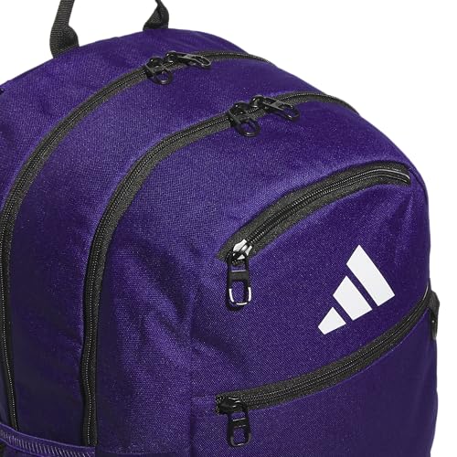 adidas Striker 3 Team Sports Backpack – Daypack for Sports Gym Travel, 36L - color: Collegiate Purple