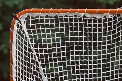 Velocity - Single Portable Folding Lacrosse Goal - Official 6' x 6' x 7' Size Compatible with 4, 5, 6,7mm White or Black Net, Foldable and Portable for Easy Training and Storage - Sports Equipment