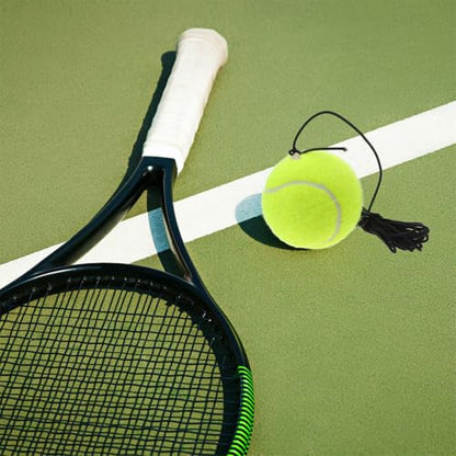 3 Pcs Tennis Trainer Rebound Ball with String for Solo Practice Lightweight Training Tennis Trainer Rebound Ball Indoor Train Device for Beginners and Adults