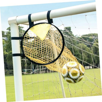 KICHOUSE Folding Football Practice Net for Backyard Training Lightweight Soccer Goal Use Improve Accuracy for Football Skills for Men Youth Athletes