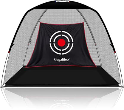 Gagalileo Golf Target Cloth: Protective Net Portable Easy Setup with S-Hooks & Ropes Indoor Outdoor Practice All Golfers Training Accuracy for Backyard Garage - size: 7.9x5x4.3FT