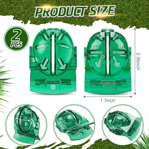 Outus 2 Pack Golf Ball Line Marker Tool Marking Putting Alignment Tool Golf Ball Liner Drawing Marker for Men and Women