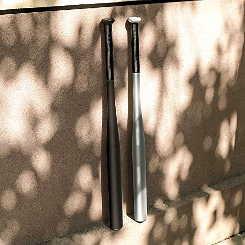 Baseball Bat Steel with Carrying Bag - color: Silver
