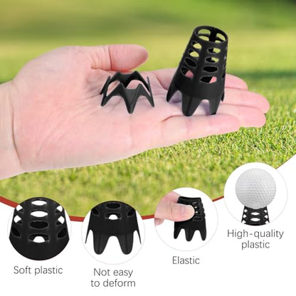 Golf Simulator Tees - Plastic Golf Tees Use for Home & Outdoor & Indoor Driving Range & Winter Turf - Pack of Mat Tees