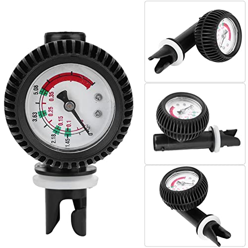Inflatable Boat Kayak Air Pump for Surfboard, with Pressure Test, Long Hose Adapter, up to 0.6 Bar 8.55 PSI